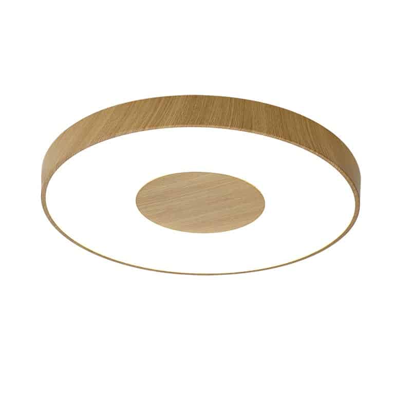 Mantra Coin LED Ceiling Light 100W 2700K-5000K Remote Control Wood, Beige, Brown 7562