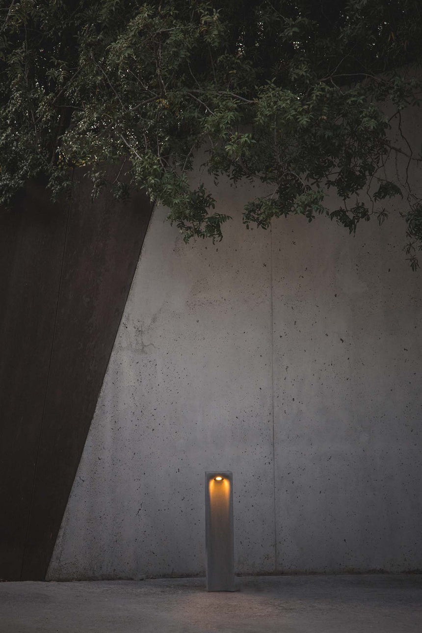 Baliza de exterior Faro Grot 70cm LED gris 3000K IP55 75635