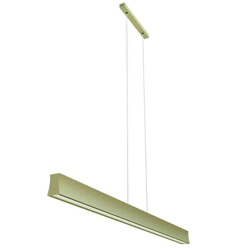 Mantra Hanok Lámpara de techo colgante lineal LED 38W 3000K beige 120cm 110º 7569