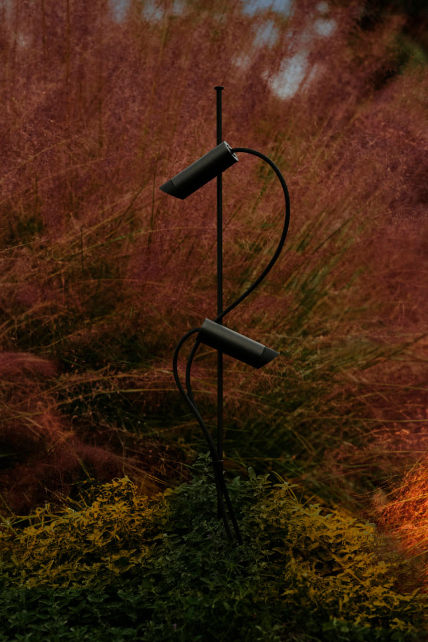 Baliza de exterior Faro Clap LED negro 3000K IP65 38° 24V 6W 127cm 75705-233