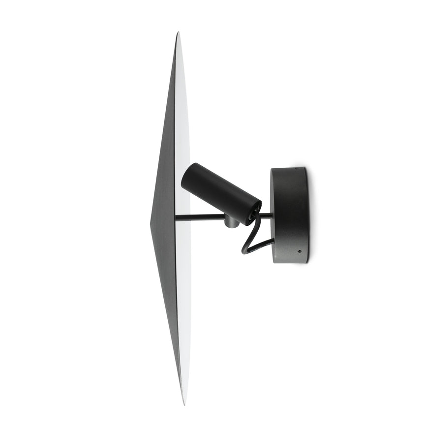 Proyector de exterior Faro Clap LED blanco y negro 3000K IP65 38° 24V 6W 75710-233P