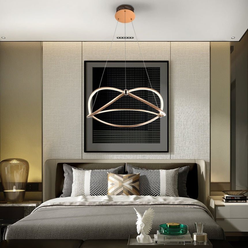 Schuller Ocellis LED Pendant Light 60W Rose Gold 757232