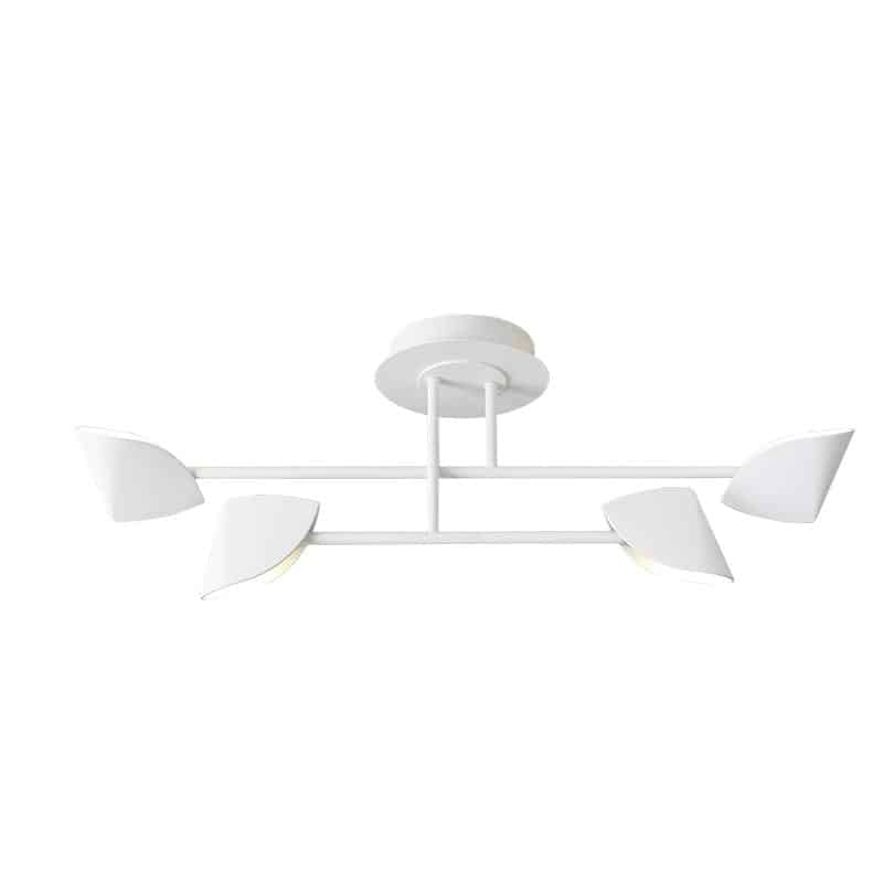 Mantra Capuccina Plafón Pequeño 4 Luces LED 30W 3000K blanco 7574