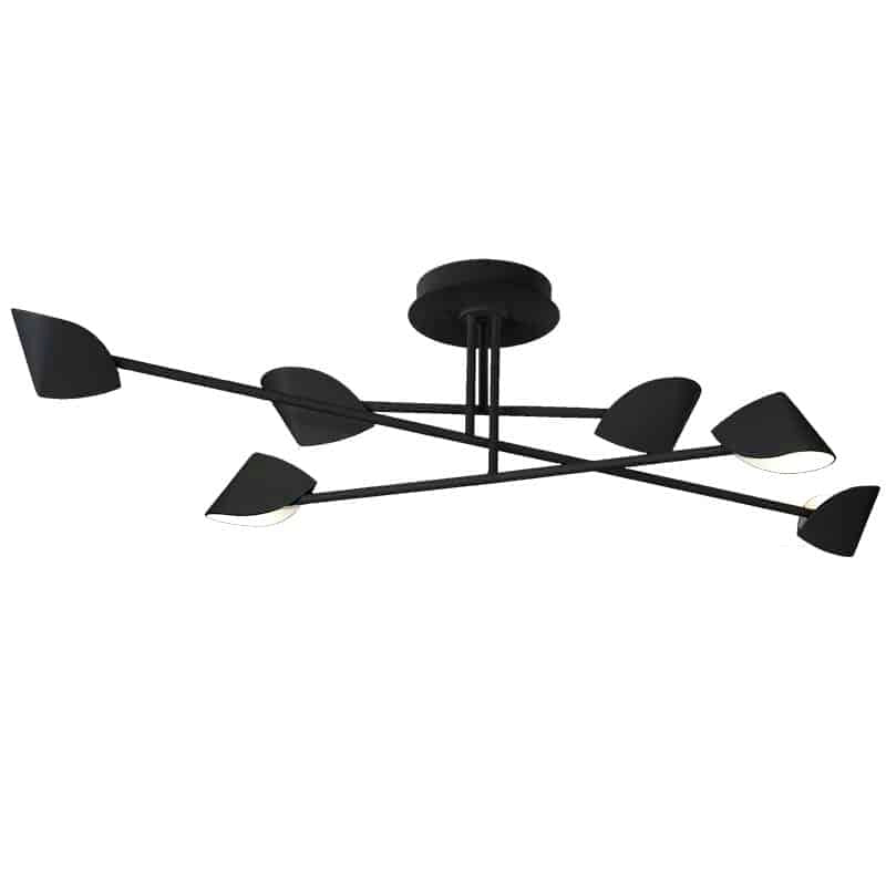 Mantra Capuccina Plafón Grande LED negro 7580