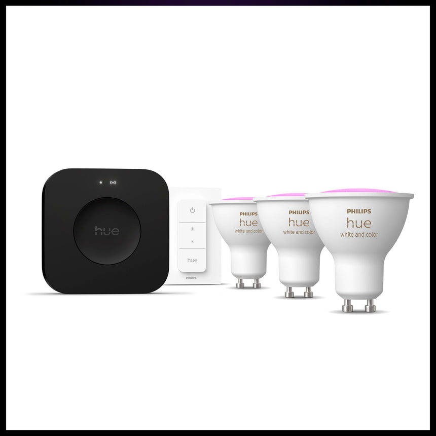Philips Hue White and Color Ambiance Kit de inicio negro RGBW 5W 400lm (5 uds) 8720169374546 - vista alternativa