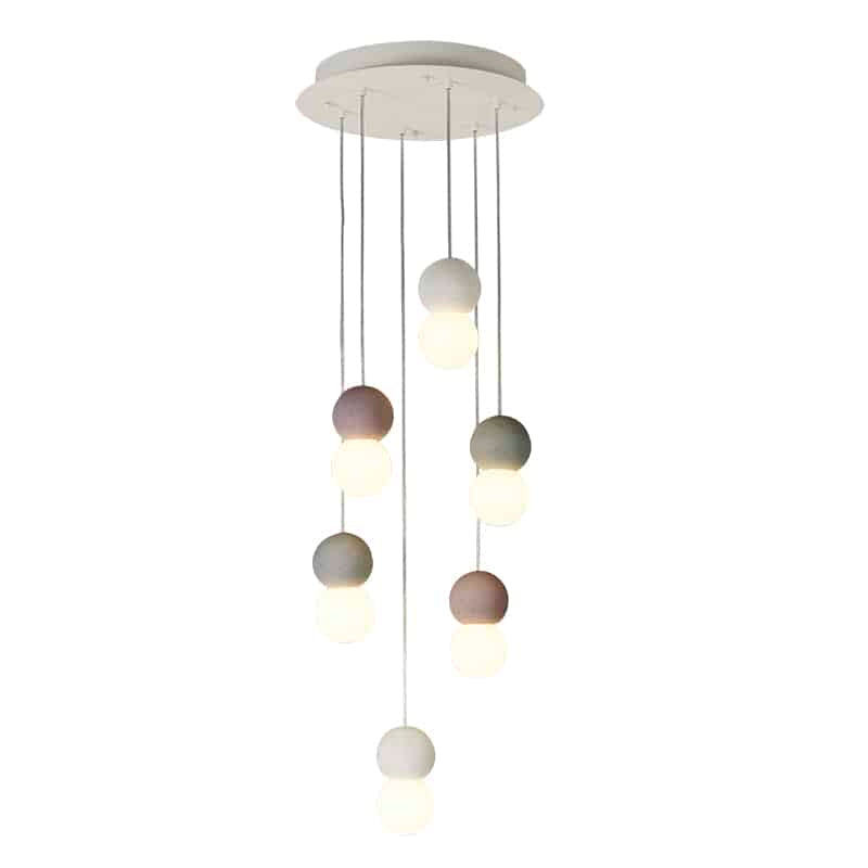 Mantra Galaxia Lámpara de techo colgante gris 7622