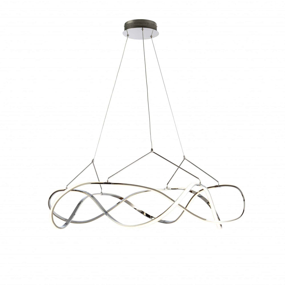 Schuller Molly LED Pendant Light Chrome Grey 763585