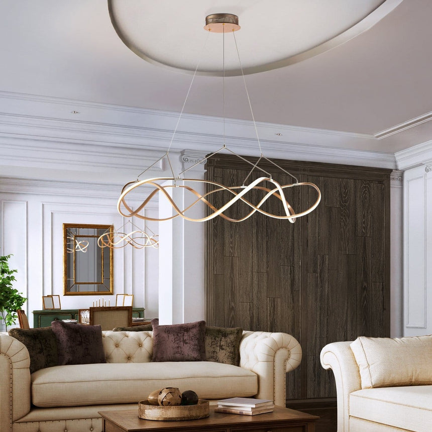 Schuller Molly LED Pendant Light Rose Gold 763592