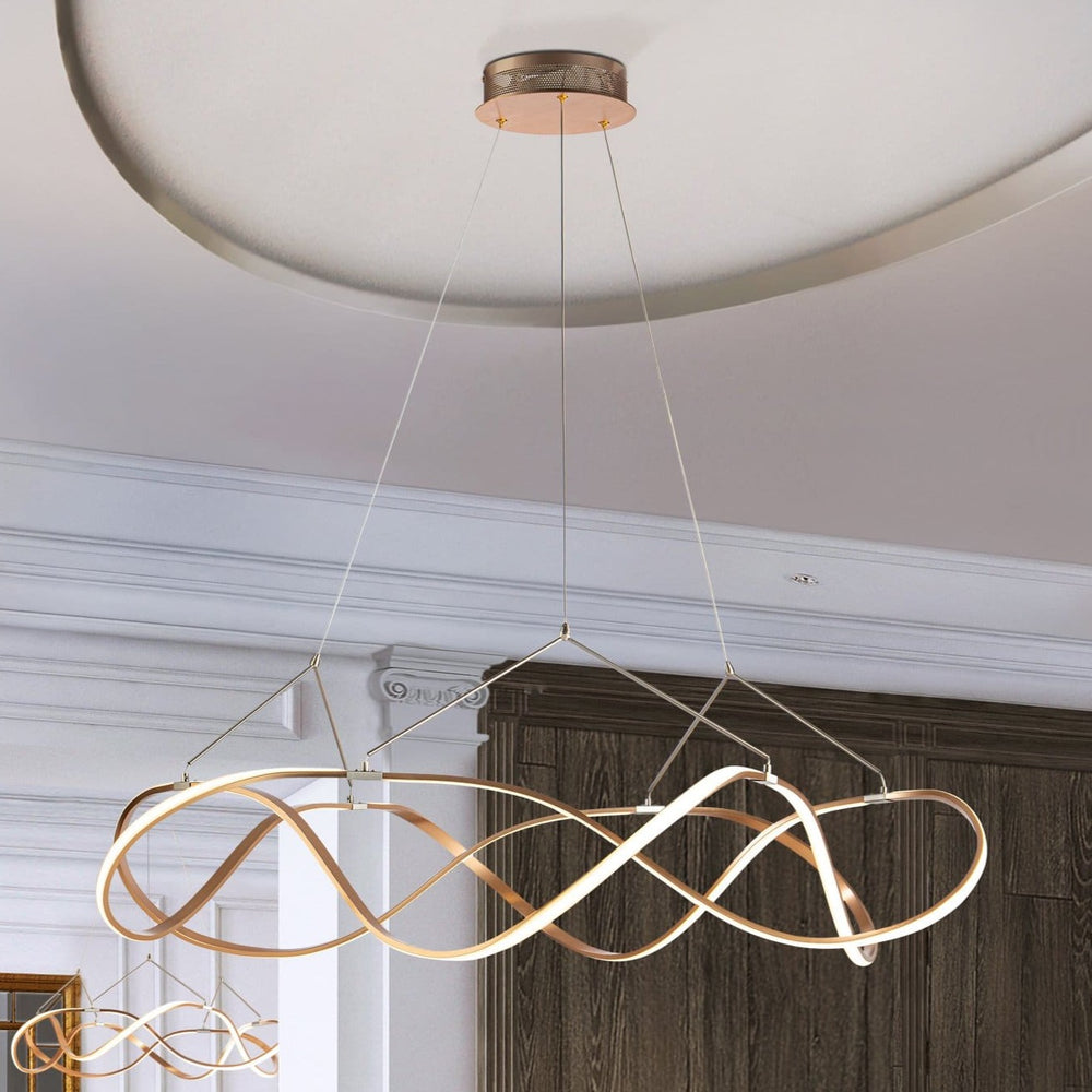 Schuller Molly LED Pendant Light Rose Gold 763592