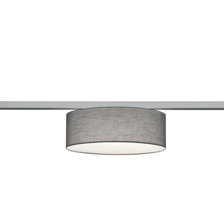 Plafón de techo Trio Duoline 2 luces gris Ø30cm 76390211