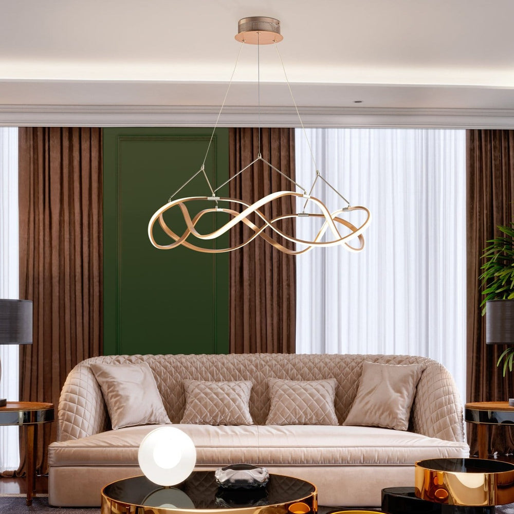 Schuller Molly LED Pendant Light Rose Gold 763967