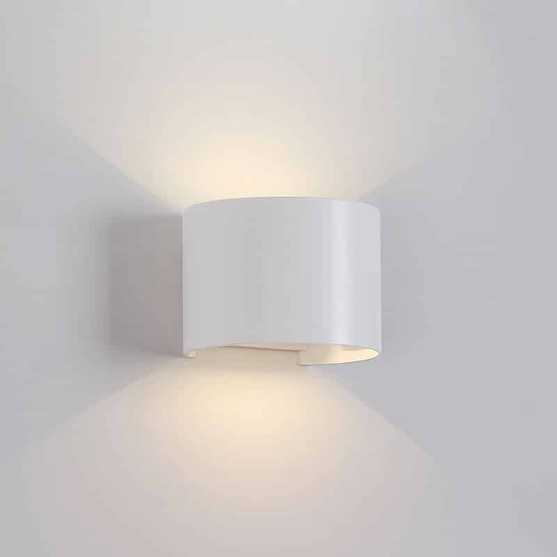 Mantra Davos LED outdoor wall light IP54 beige, white 7646