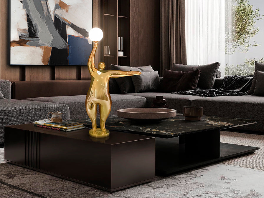 Schuller The Globe Figure 1 light gold 768294