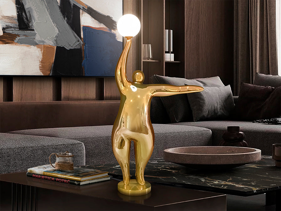 Schuller The Globe Figure 1 light gold 768294