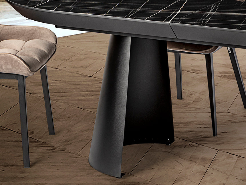Schuller Capri Mesa comedor T mármol negro 768638