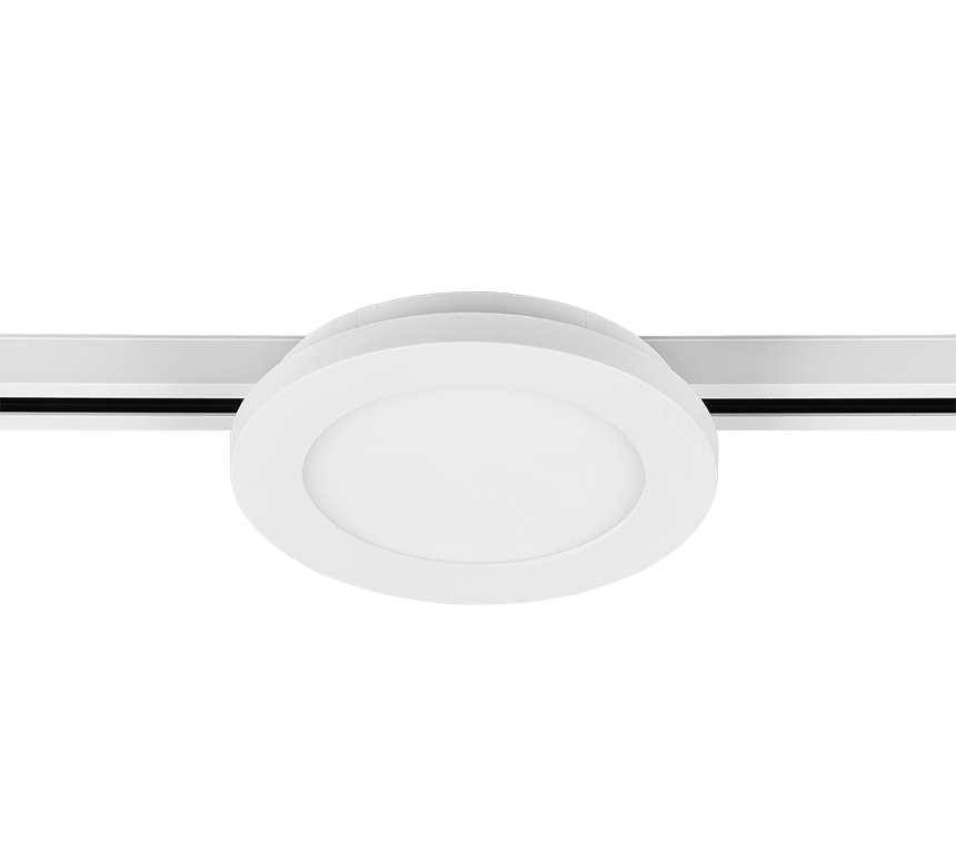 Plafón de techo Trio DUOline LED blanco mate 3000K regulable Ø17cm 76921031