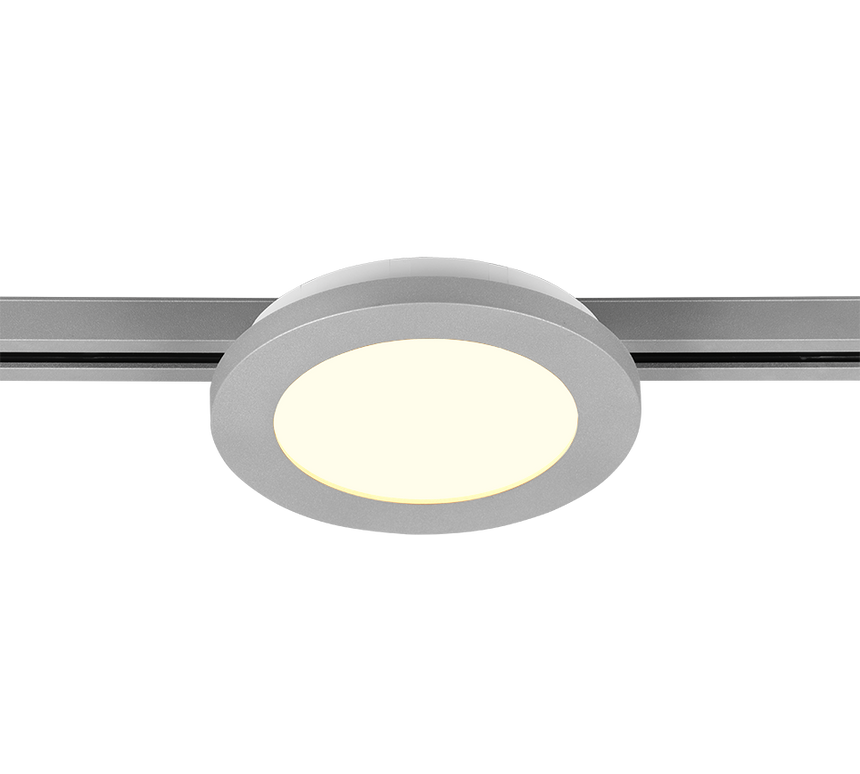 Plafón de techo Trio DUOline LED titan 3000K regulable Ø17cm 76921087