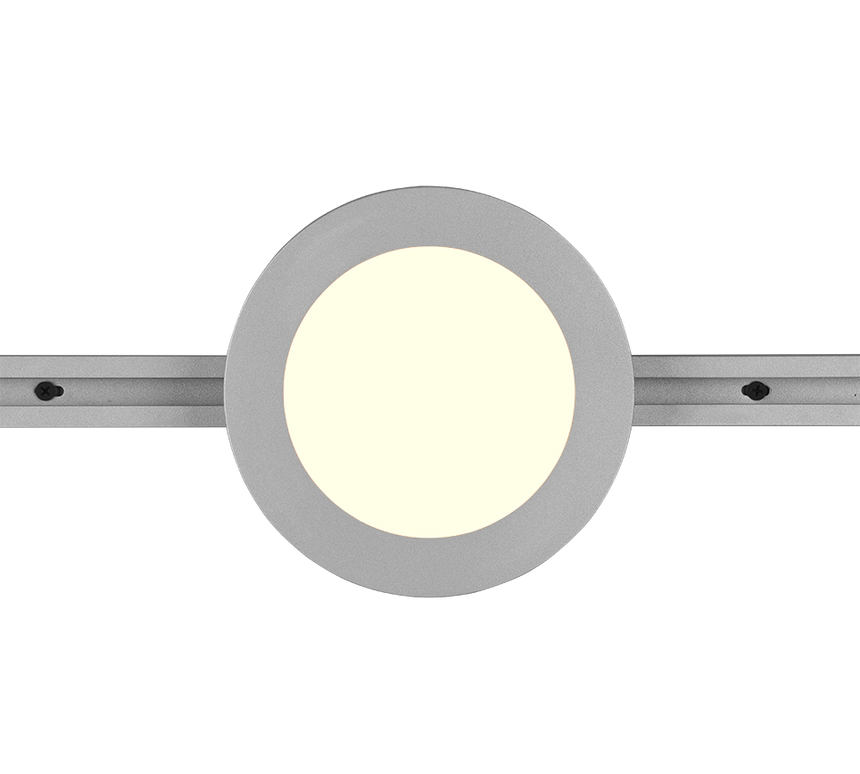Plafón de techo Trio DUOline LED titan 3000K regulable Ø17cm 76921087