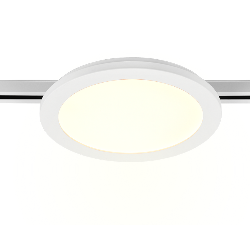 Plafón de techo Trio DUOline LED blanco mate 3000K regulable Ø26cm 76921531
