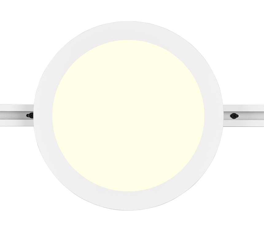 Plafón de techo Trio DUOline LED blanco mate 3000K regulable Ø26cm 76921531