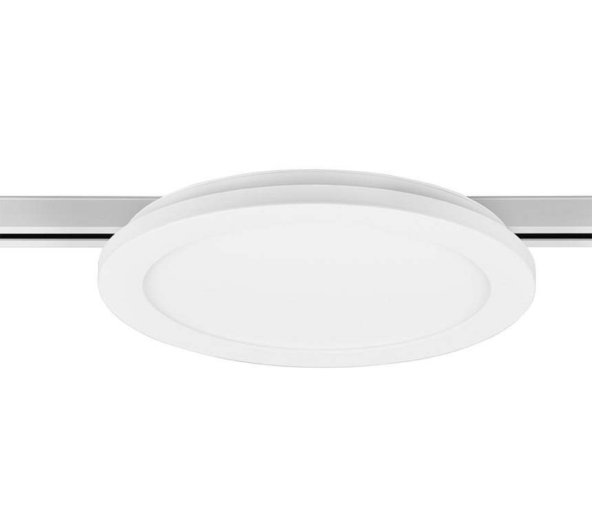 Plafón de techo Trio DUOline LED blanco mate 3000K regulable Ø26cm 76921531