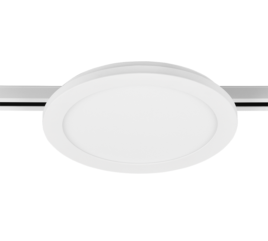Plafón de techo Trio DUOline LED blanco mate 3000K regulable Ø26cm 76921531