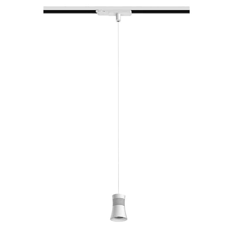 Mantra Pagoda Lámpara de techo colgante LED 12.5W 3000K Pista Trifásica blanco 7780