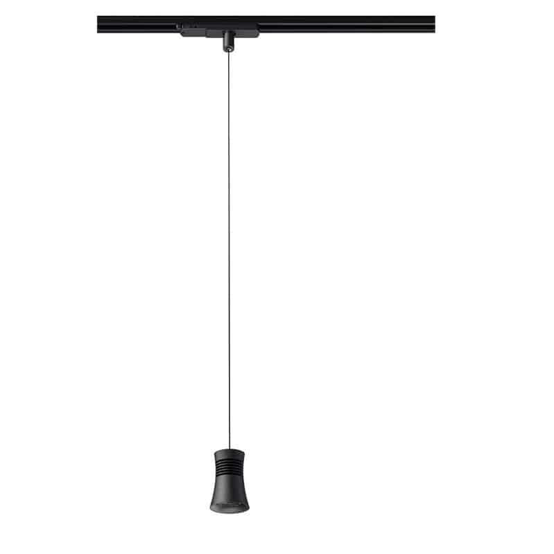 Mantra Pagoda Lámpara de techo colgante LED 12.5W 4000K Pista Trifásica negro 7783