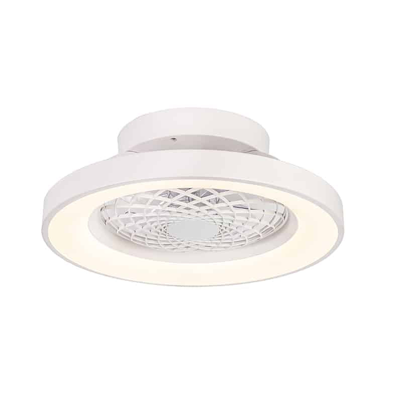 Mantra Tibet Mini Ventilador Plafón LED 70W blanco 7804
