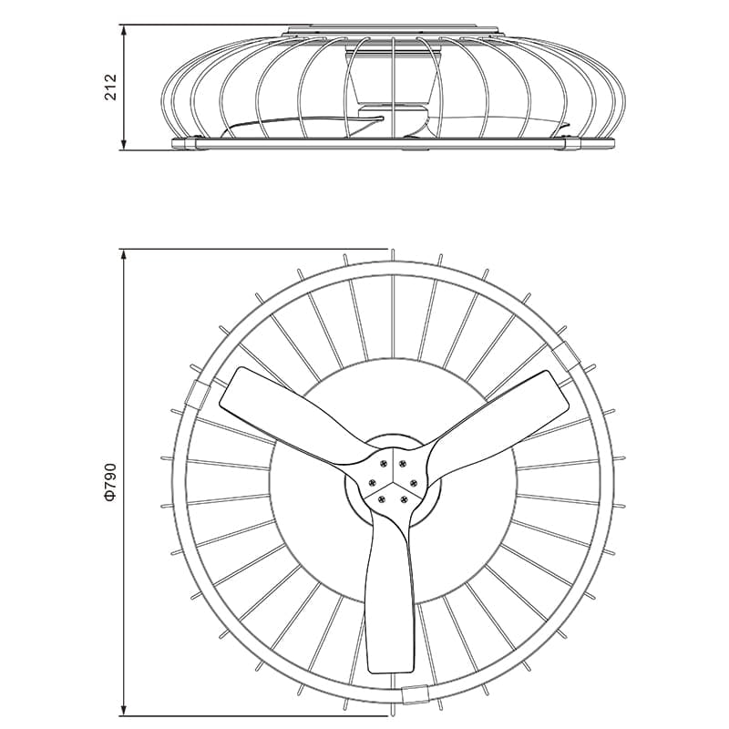 Mantra Nature LED Ceiling Fan White 7807