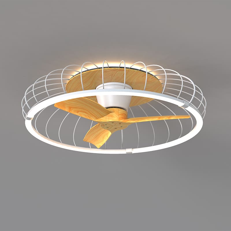 Mantra Nature Plafón LED Ventilador madera, beige, marrón 7809