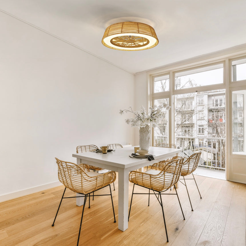 Mantra Polinesia Ventilador Plafón ratán 7810