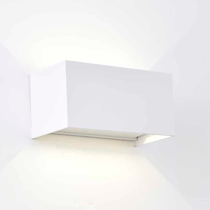 Mantra Davos Aplique exterior LED 4x6W 3000K IP54 beige, blanco 7816