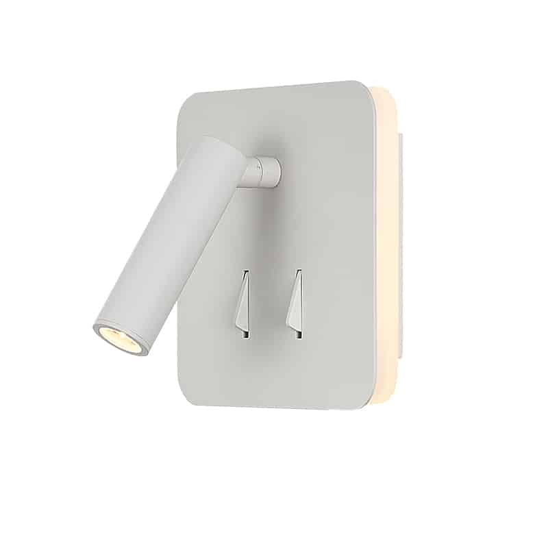 Mantra Cayman Aplique de pared LED 3+6W 3000K blanco 7823