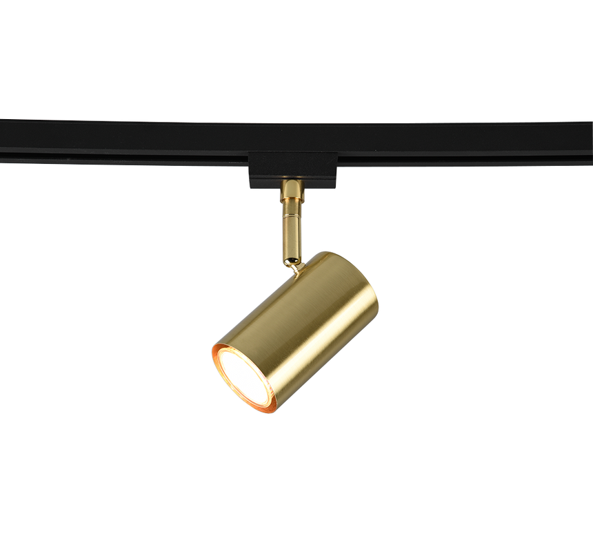Foco Trio DUOline LED latón mate 3000K 10,2cm