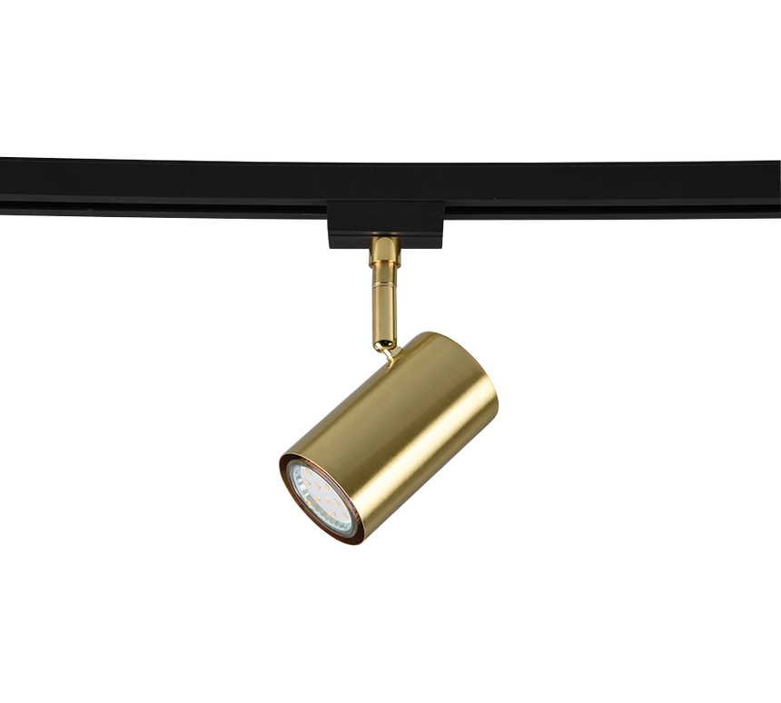 Foco Trio DUOline LED latón mate 3000K 10,2cm 78240108