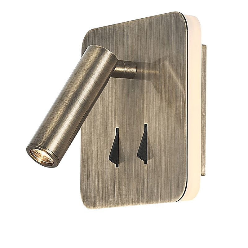 Mantra Cayman LED wall light 3+6W 3000K gold 7825