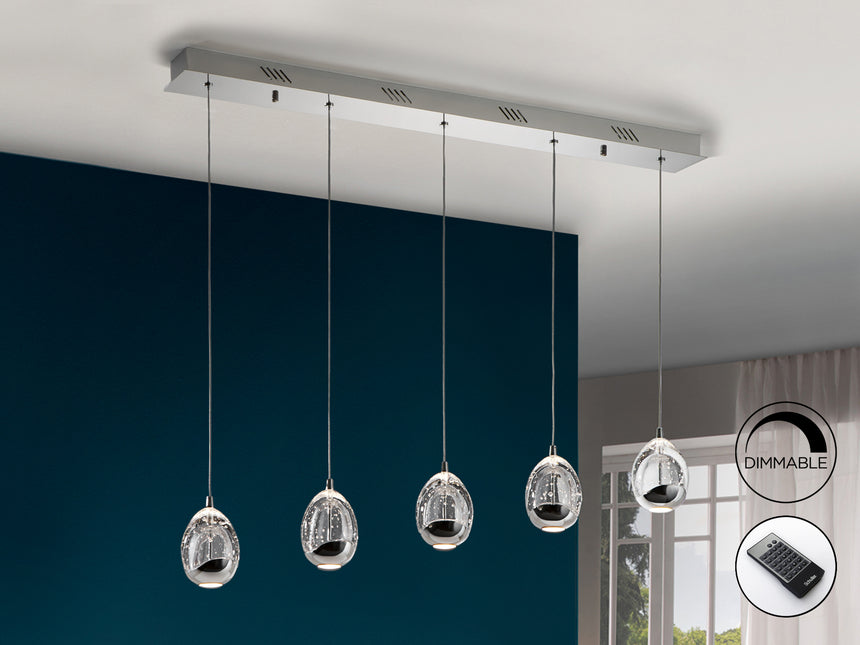 Schuller Rocío 783618D Lámparas de techo Cromo y transparente