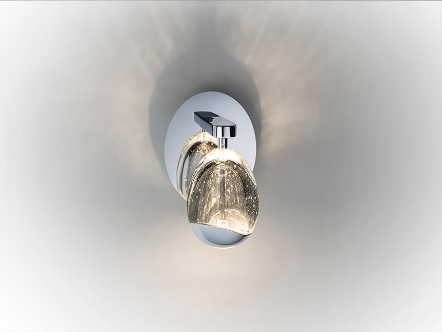 Lámpara aplique de pared Schuller Rocío LED 1 luz cromo 3000K 783921 - imagen 5