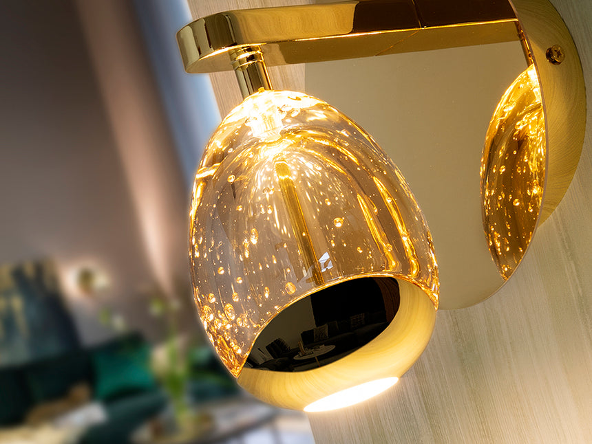 Schuller Rocío Wall Lamp 1L Gold 783945