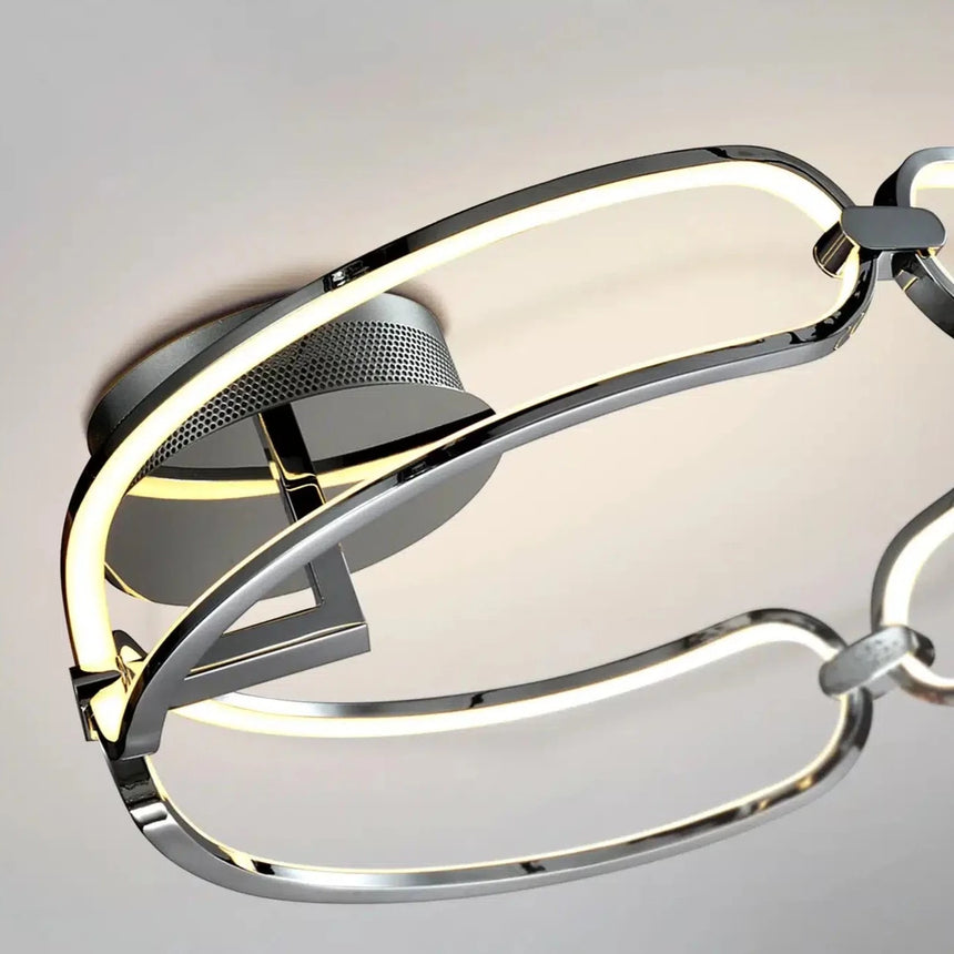 Schuller Colette Plafón LED Ø47 cromo dimable 786485D