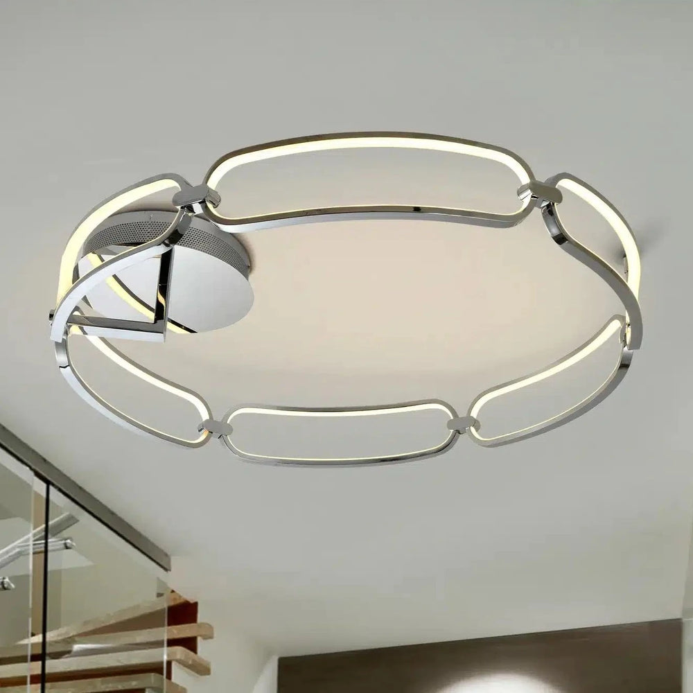 Schuller Colette LED Ceiling Light Ø80 Dimmable Chrome 786577D