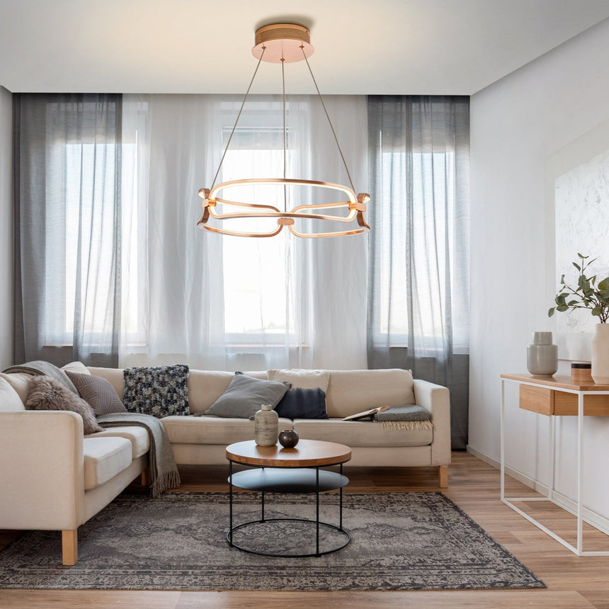 Schuller Colette Lámpara de techo colgante LED Ø47 dorada 786621