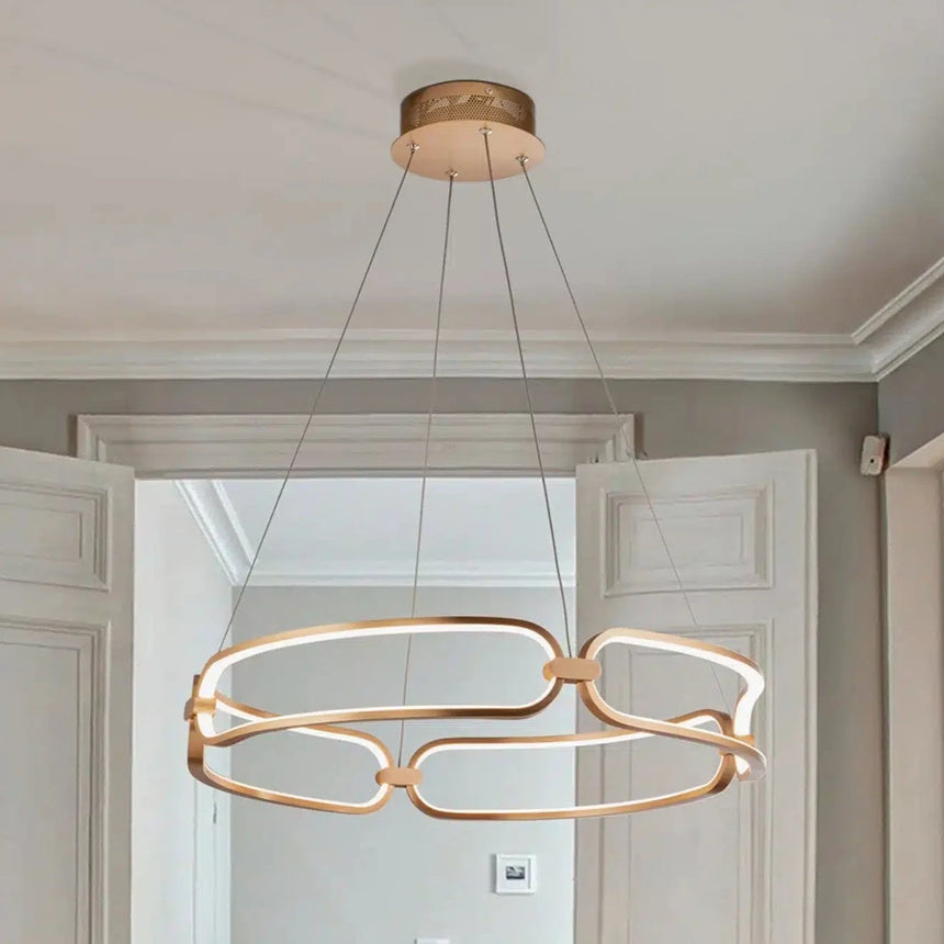 Schuller Colette Pendant Light 60Ø Dimmable Rose Gold 786716D