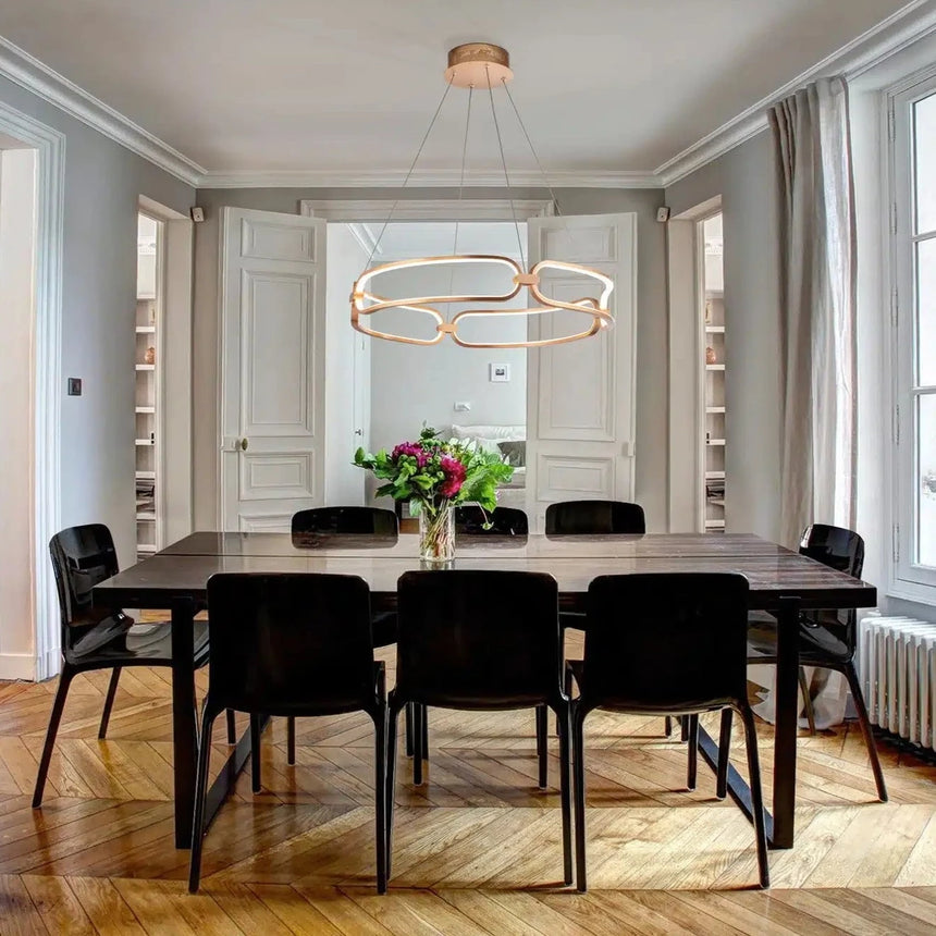 Schuller Colette Pendant Light 60Ø Dimmable Rose Gold 786716D