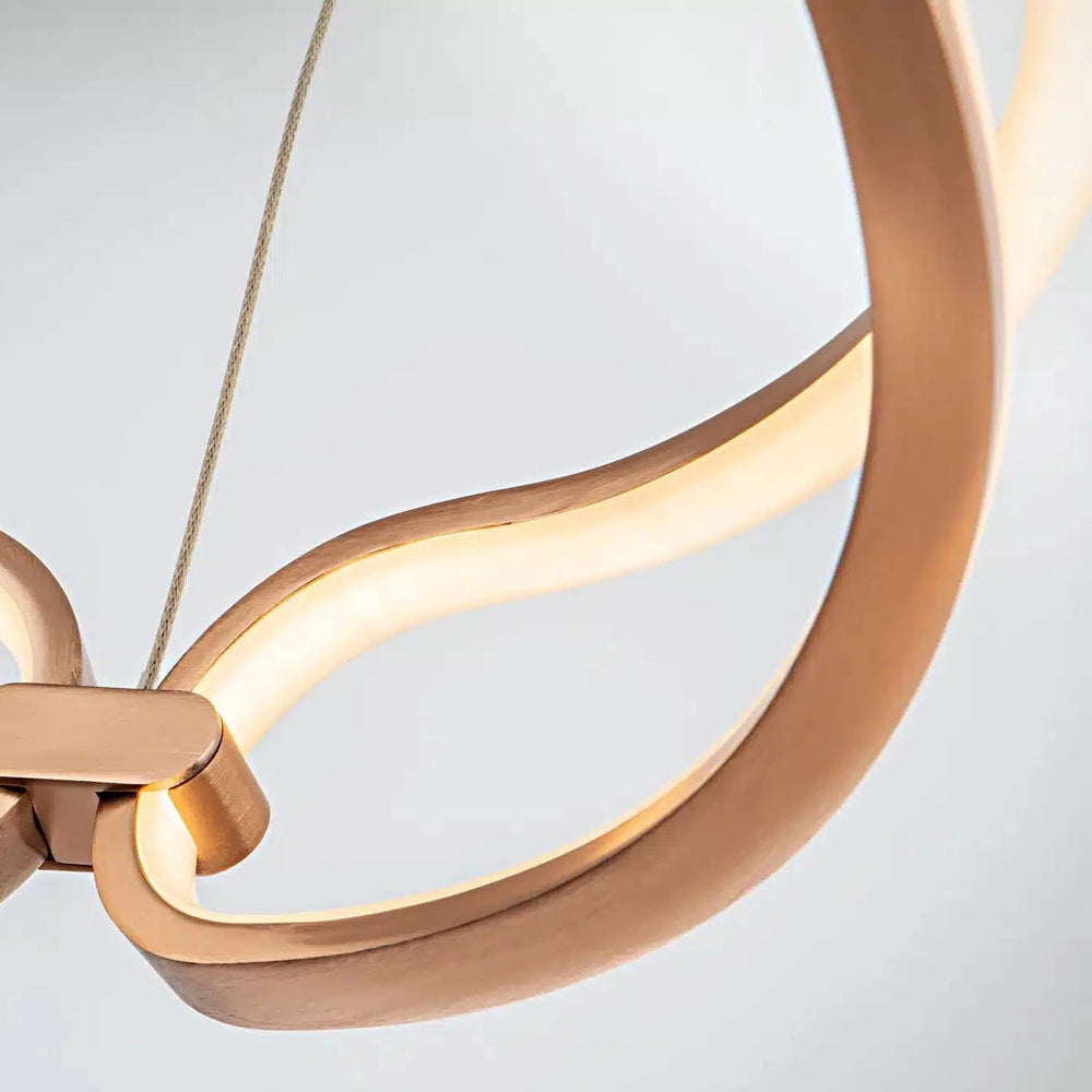 Schuller Colette Pendant Light 60Ø Dimmable Rose Gold 786716D