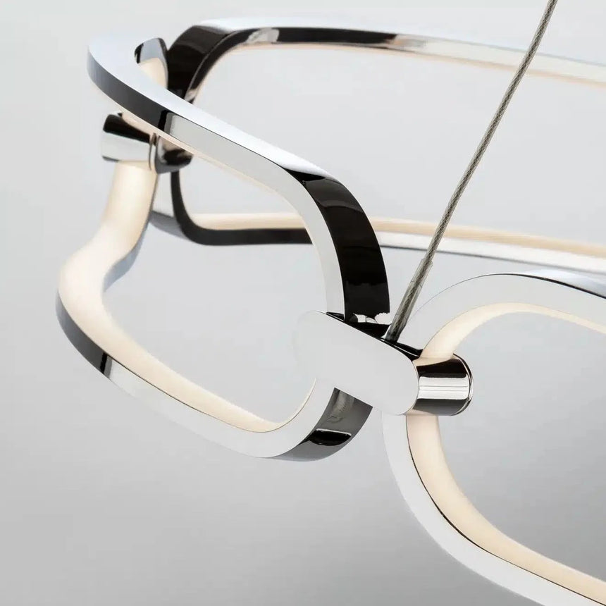 Schuller Colette Lámpara de techo colgante 60Ø cromo dimable 786831D