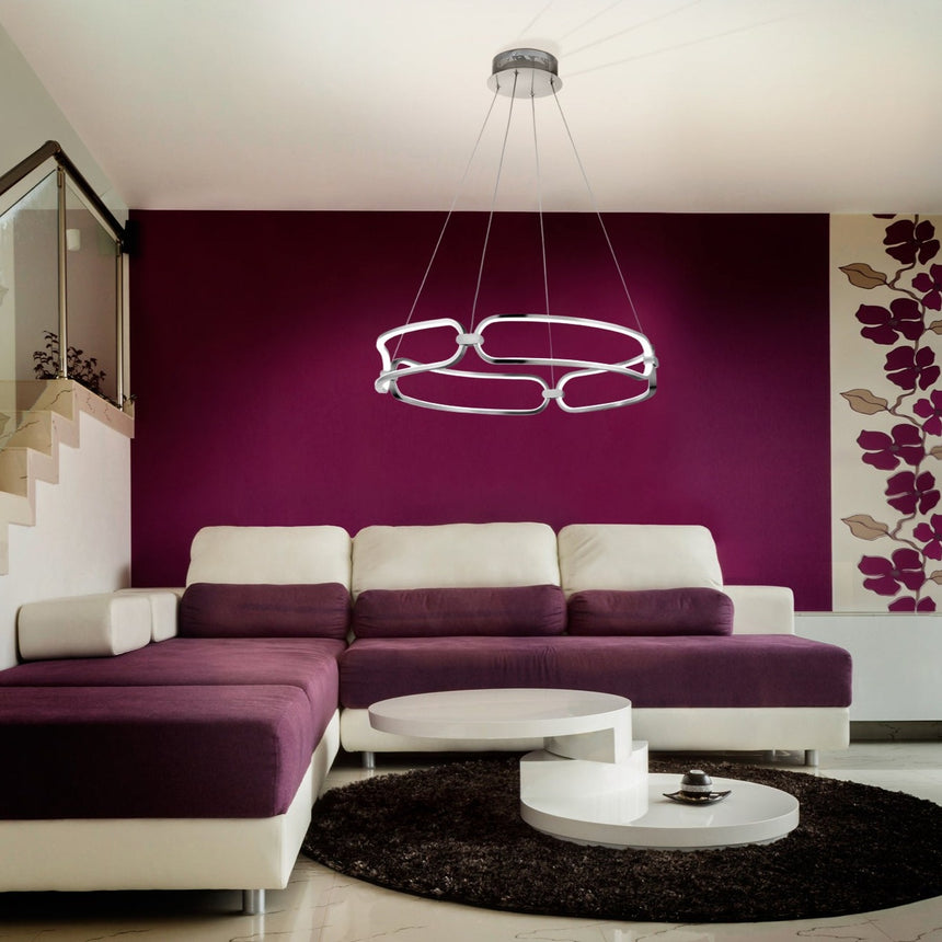 Schuller Colette Ceiling Lamp Chrome and Opal 786831