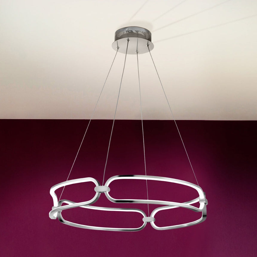 Schuller Colette Ceiling Lamp Chrome and Opal 786831