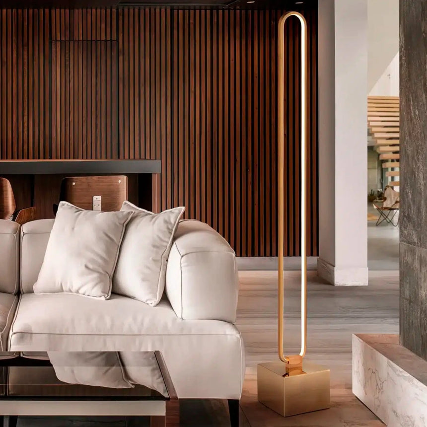 Schuller Colette Lámpara de pie oro rosa 787321